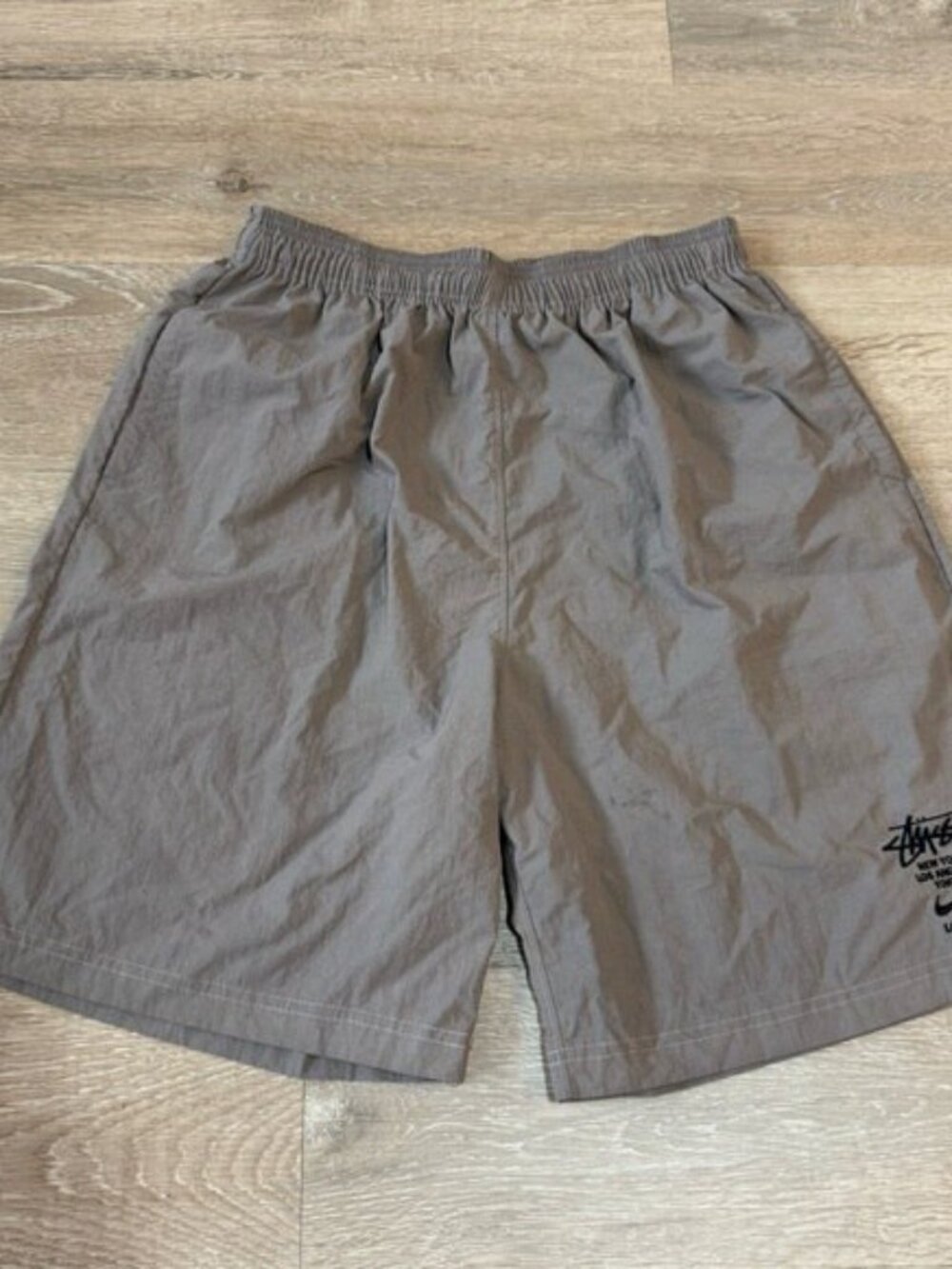 Stussy x Nike Brown Athleisure Shorts